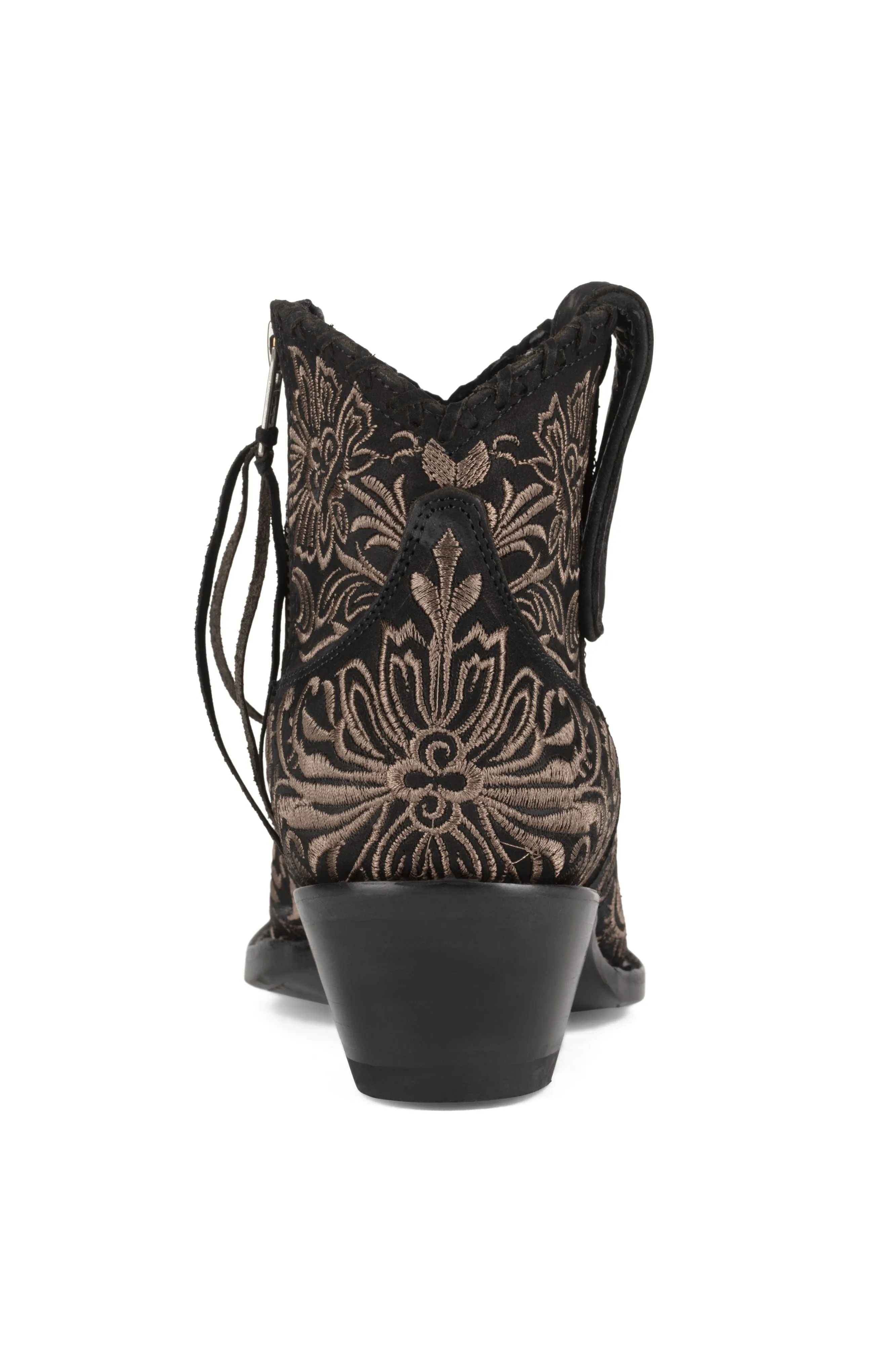 Mila - Almond Toe - Black Suede
