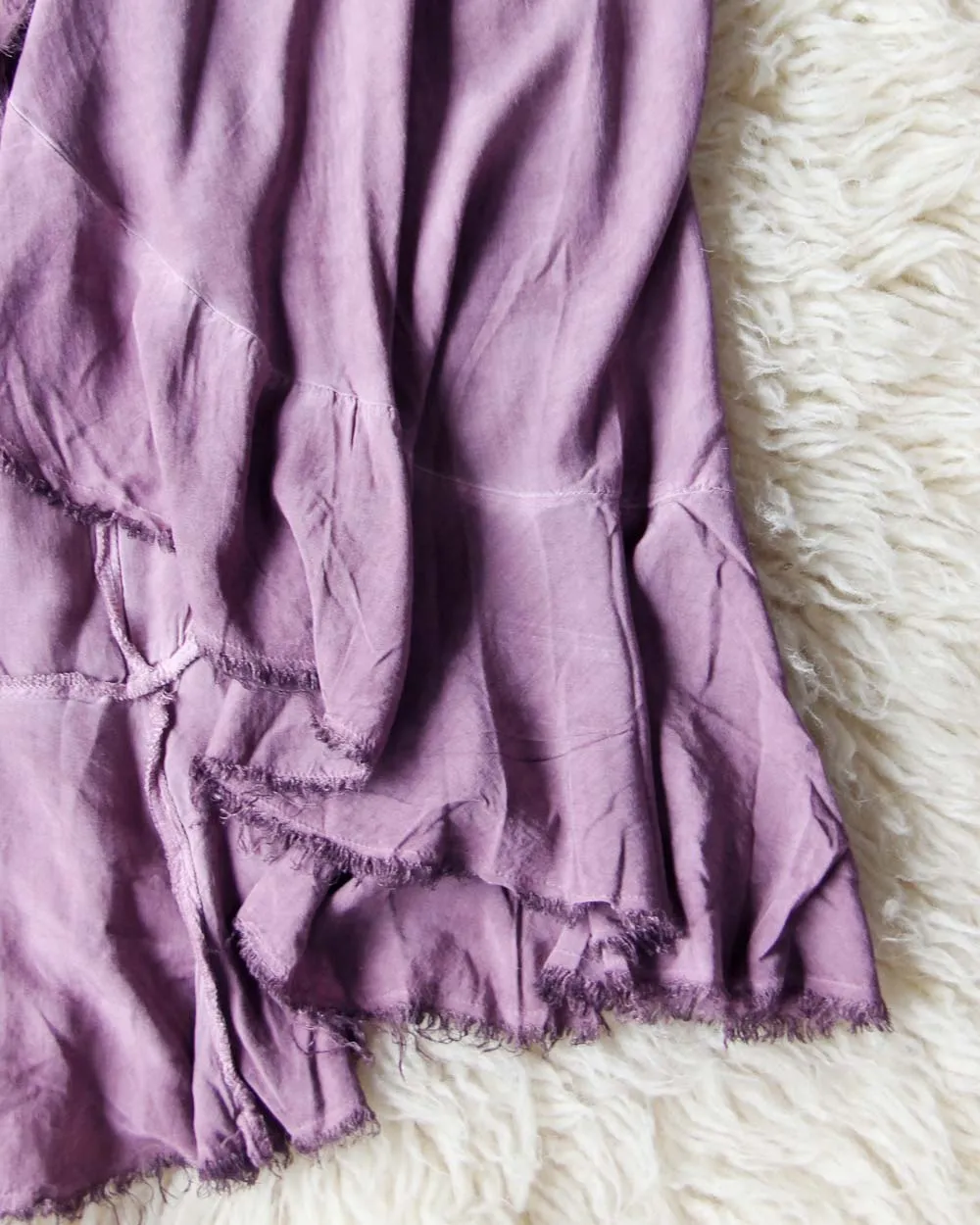 Mineral Wrap Maxi Skirt in Mauve
