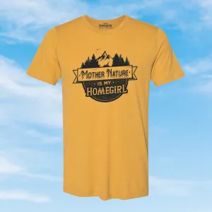 Mother Nature is My Homegirl (Unisex Triblend T-Shirt) Mustard