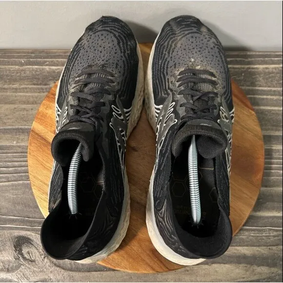 New Balance Mens Size 14 FF 1080 V10 M1080K10 Black Running Shoes Sneakers