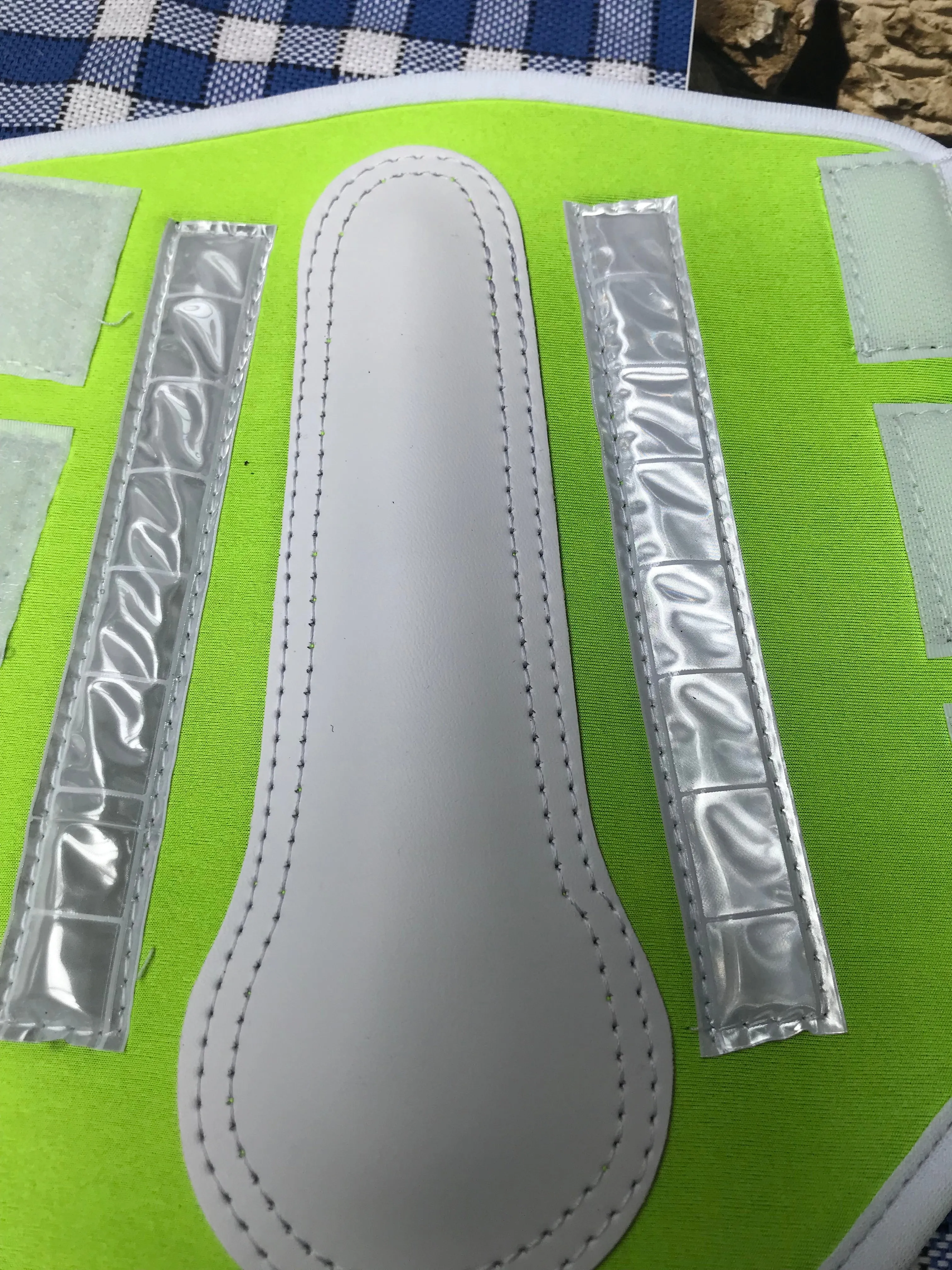 New harlequin reflective brushing boots FREE POSTAGE*
