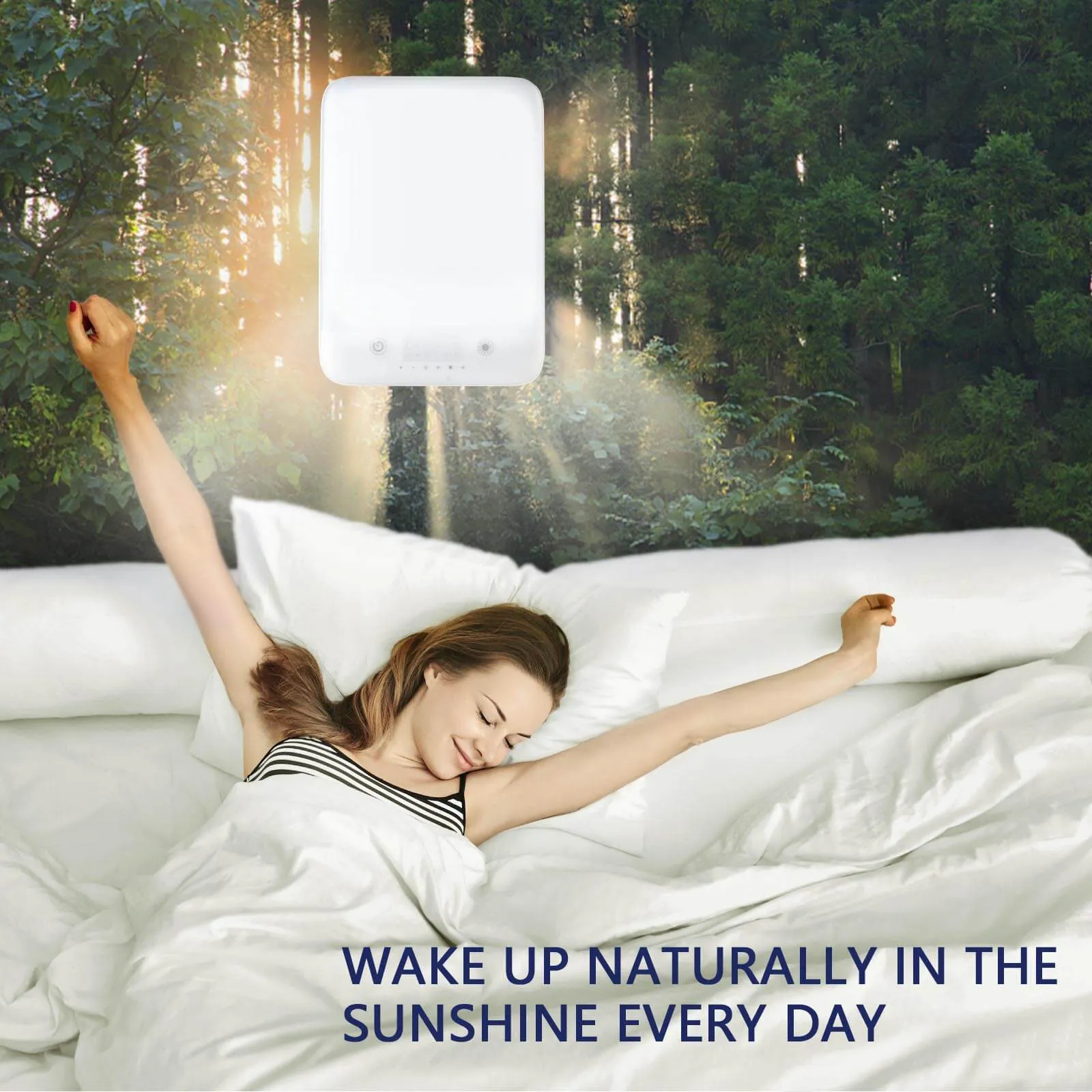 NEW Light Therapy Lamp DSPS With Timer, Sunset & Sunrise Simulation, Natural Sunlight Sad Lamp Box
