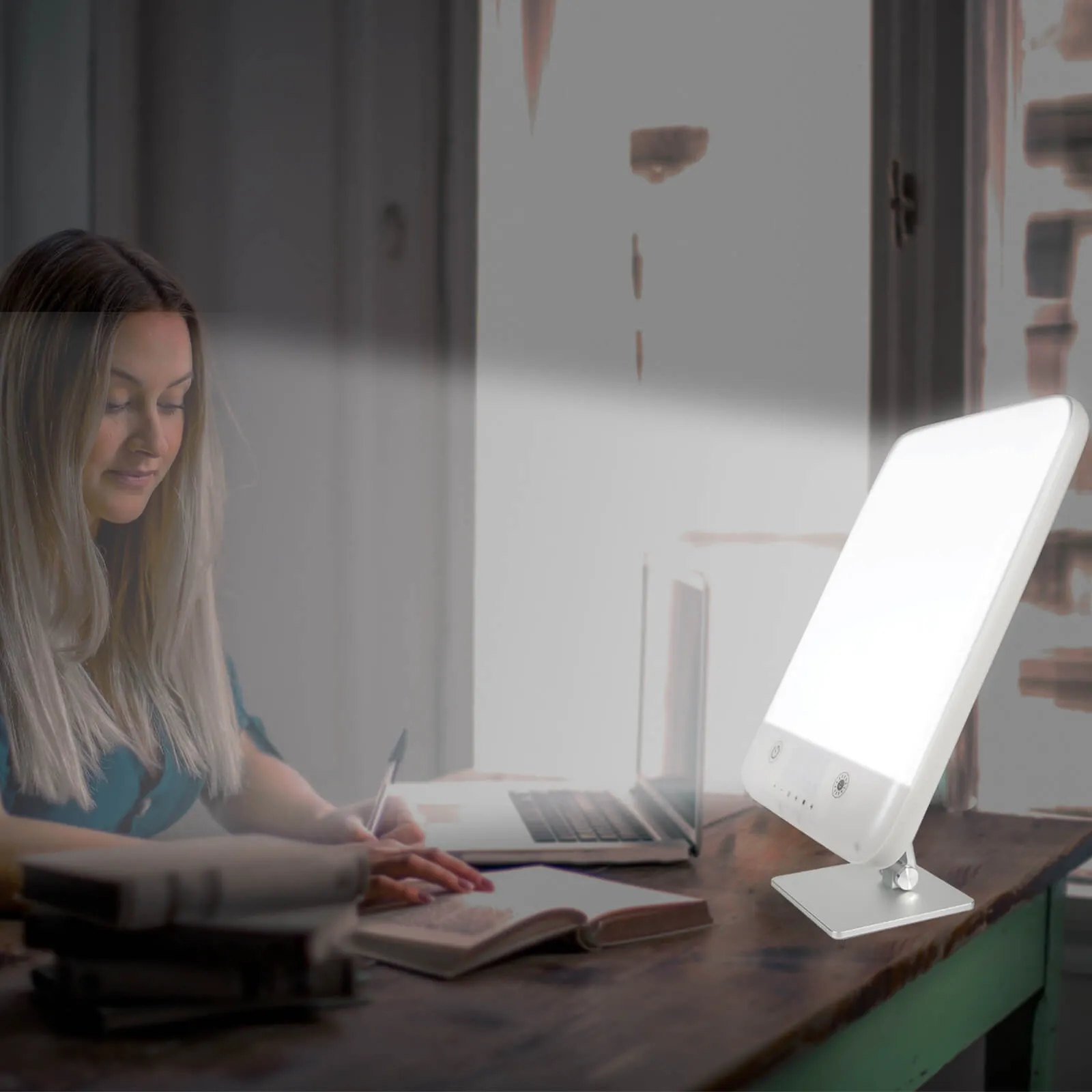 NEW Light Therapy Lamp DSPS With Timer, Sunset & Sunrise Simulation, Natural Sunlight Sad Lamp Box