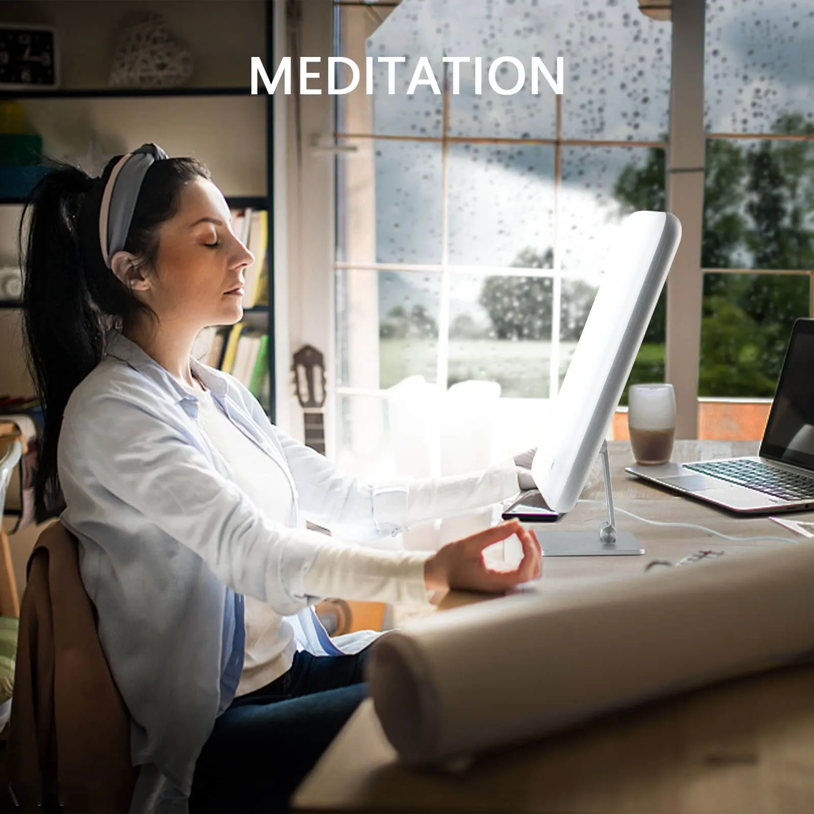 NEW Light Therapy Lamp DSPS With Timer, Sunset & Sunrise Simulation, Natural Sunlight Sad Lamp Box