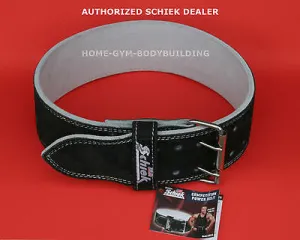 NEW Schiek L6010 Powerlifting Competition Power Belt Suede Leather Black All Sz