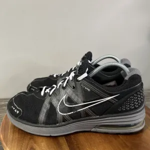 Nike Lunarmax Plus Mens Size 8 Black Athletic Running Shoes Sneakers 415322-003