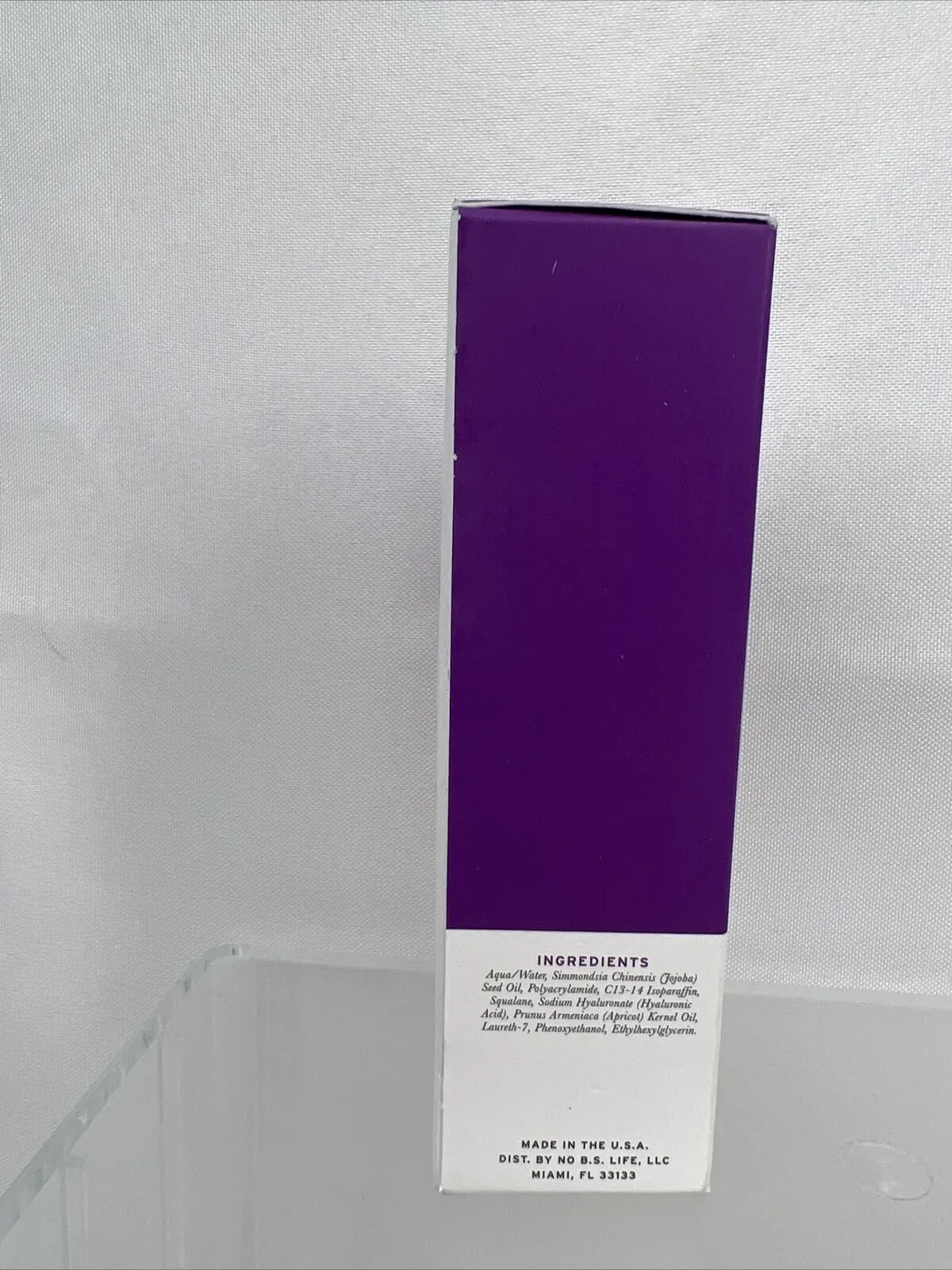 No B.S. Day   Night Hyaluronic Acid Creme Facial Lightweight Moisturizer 2 Oz