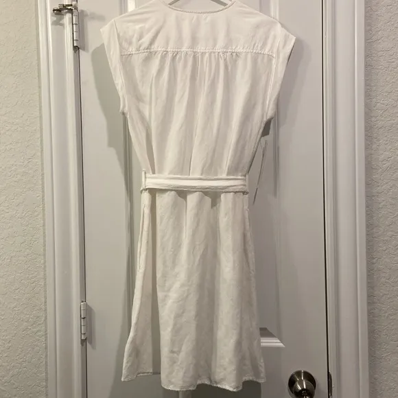 NWT Anthropologie - Cloth &amp; Stone - Button-Front Mini Dress in White