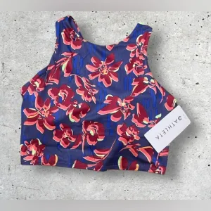 NWT Athleta Conscious Crop Printed Sports Bra D-DD  Cups