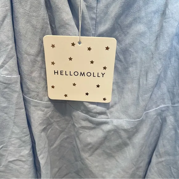 NWT HELLO MOLLY- Harmony in Thirds Dress Ice Blue
