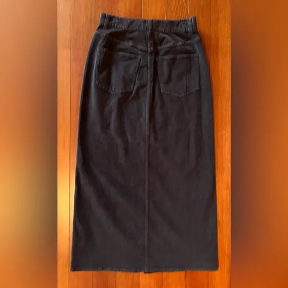 NWT Madewell Corduroy Midi Skirt - Chocolate Brown - 25