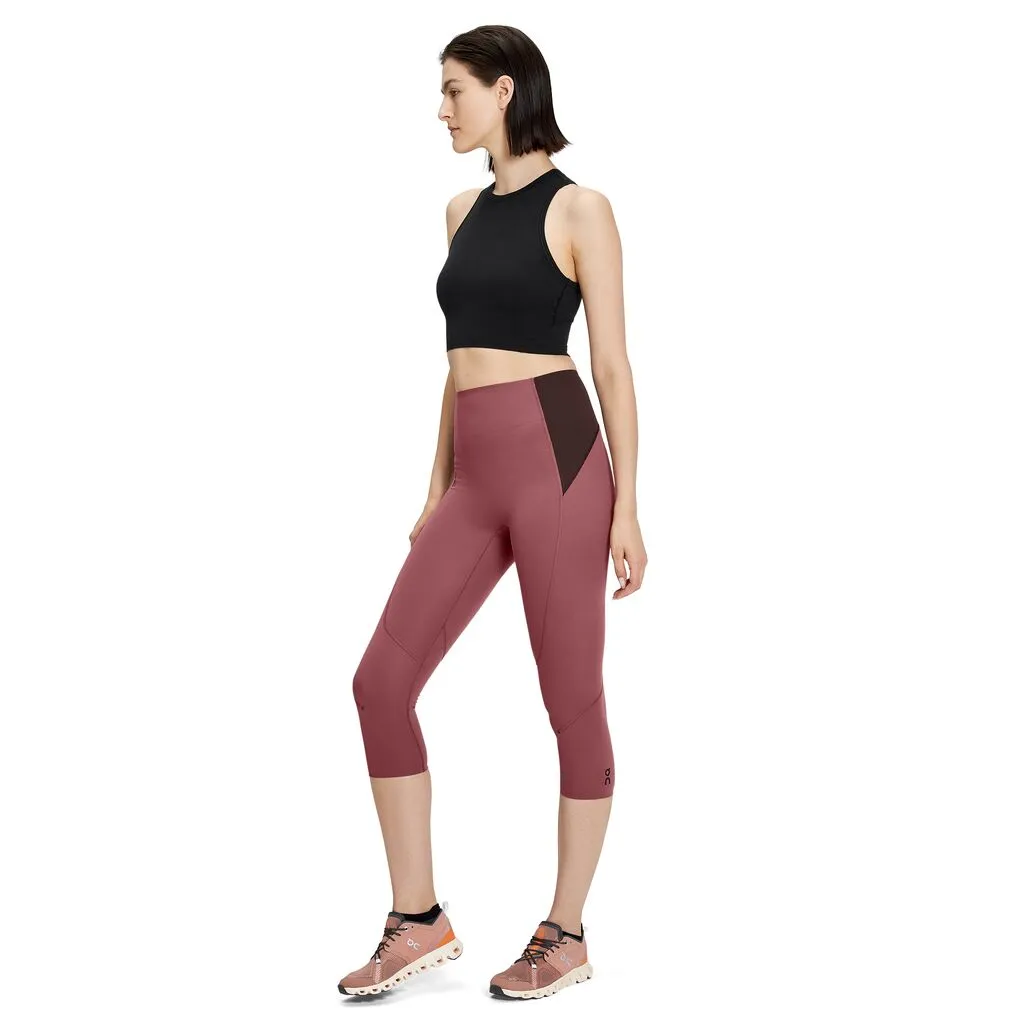 On Running Movement Crop  (Womens) - Black