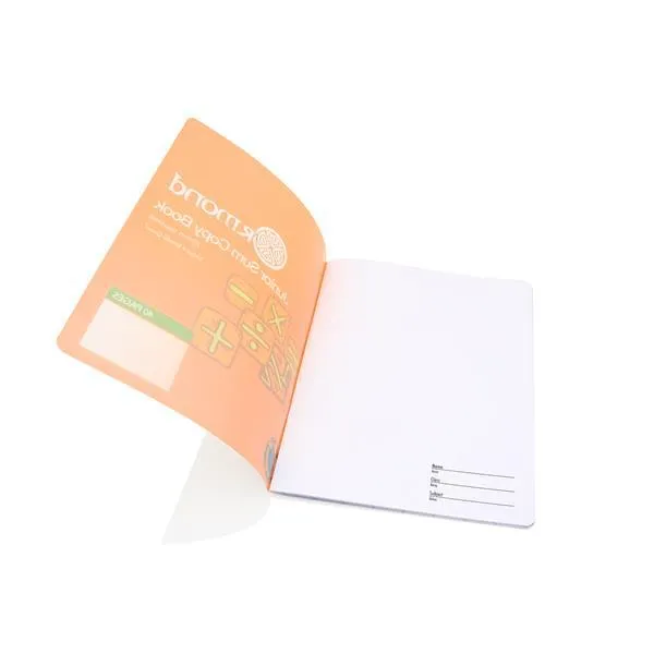 Ormond 40 Page Durable Cover 20mm Square Junior Sum Copy