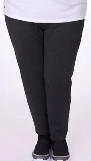 Pantalon Chicory Chic Taille Plus - Gris