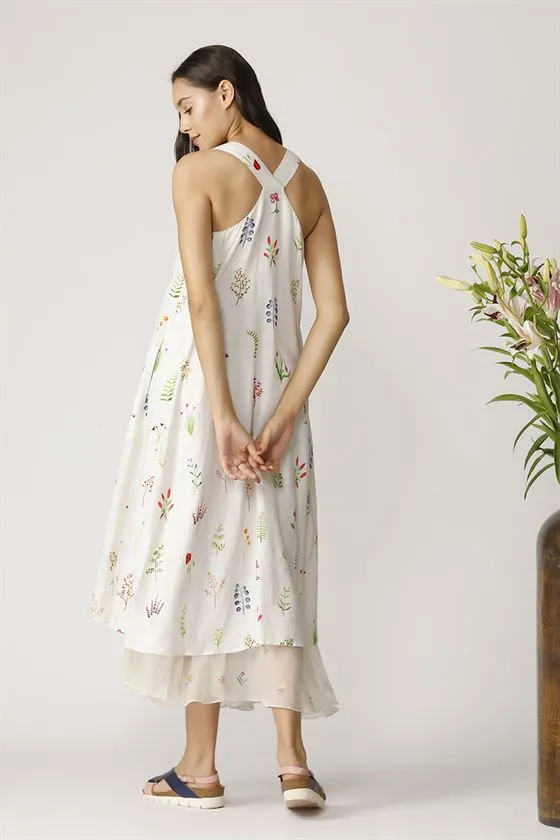 Payal Pratap   -   Gracilis Cross Back Dress Morning Glory