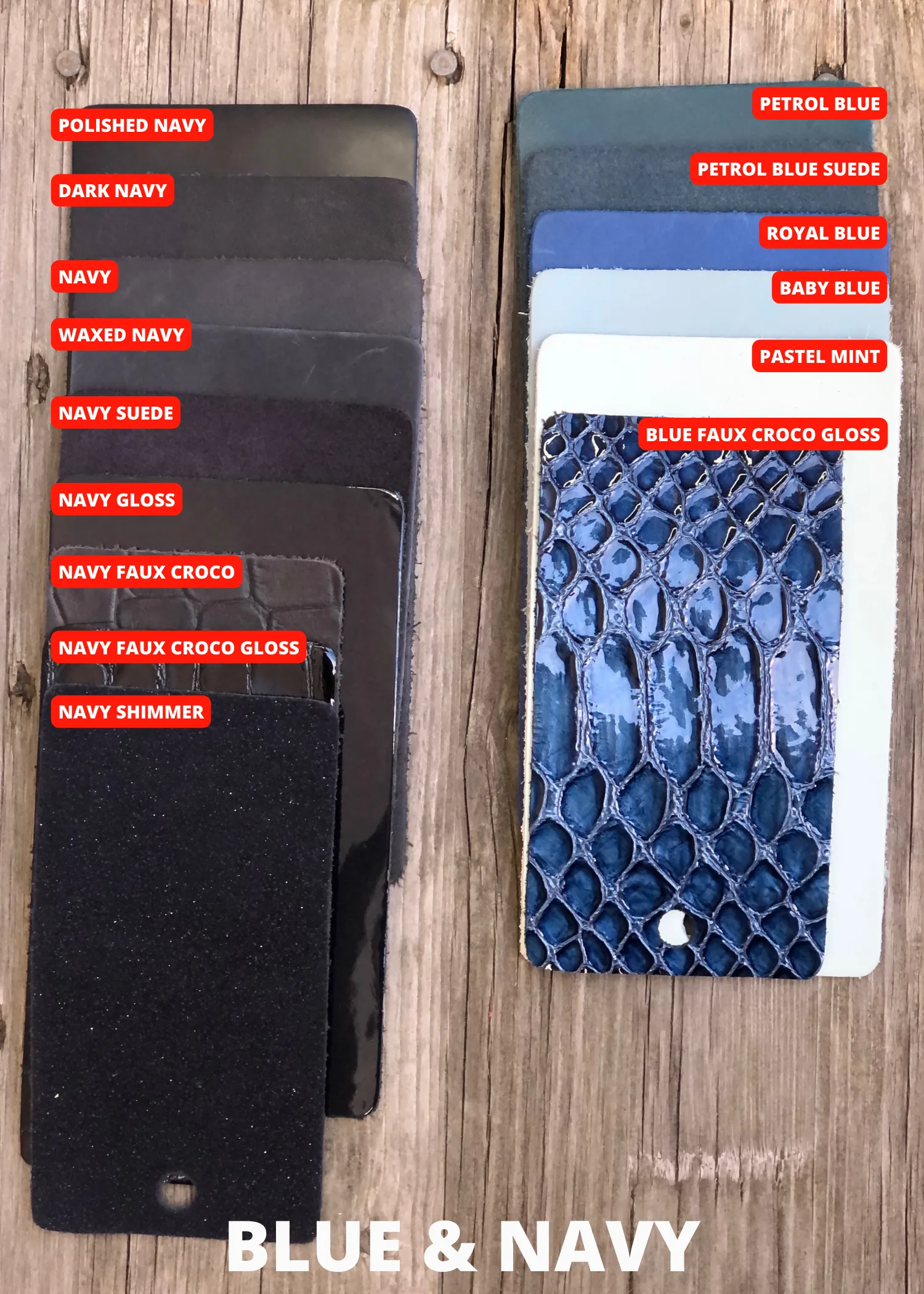 Petrol Blue Suede