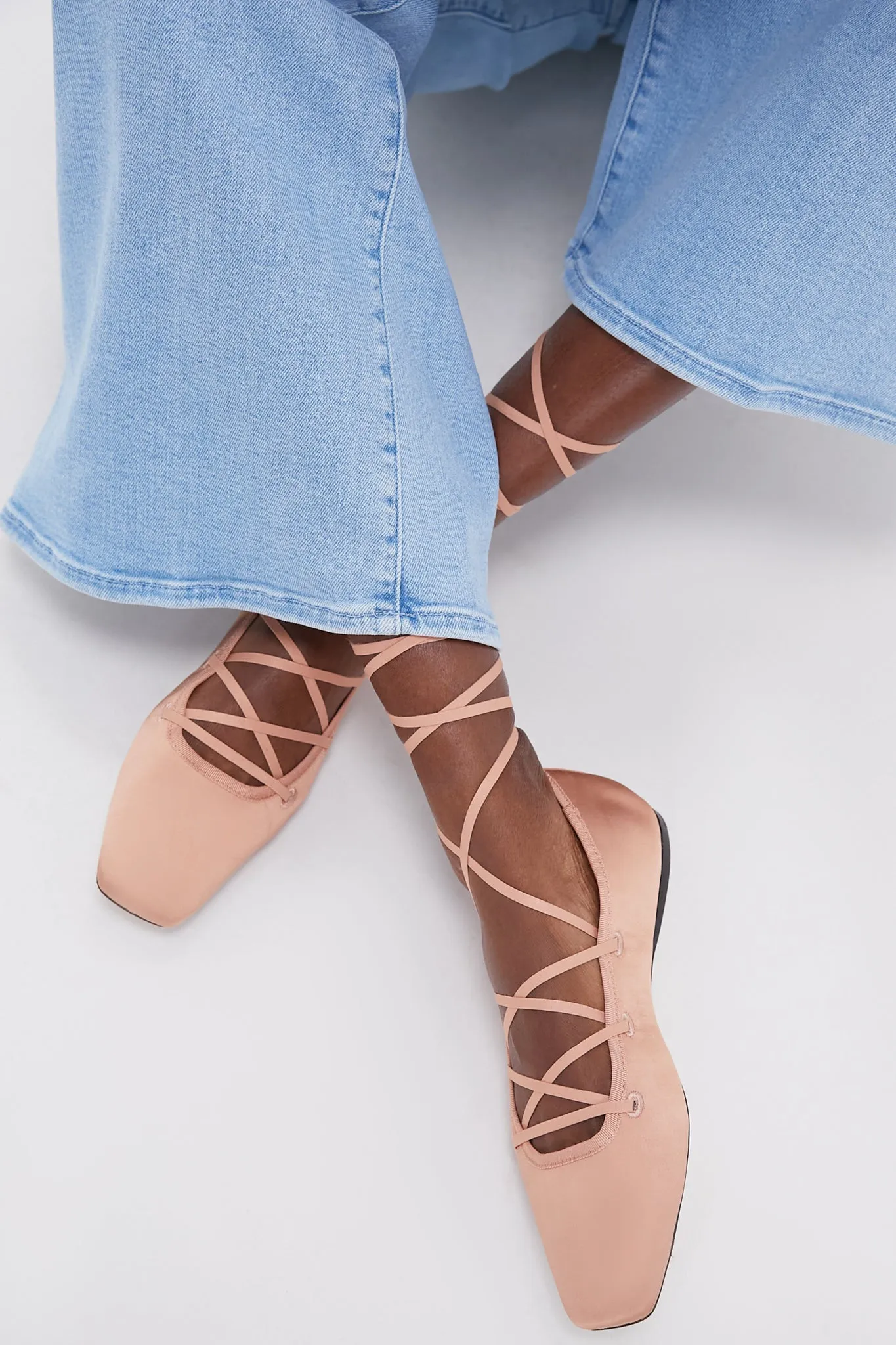 Pink Louisa Flats