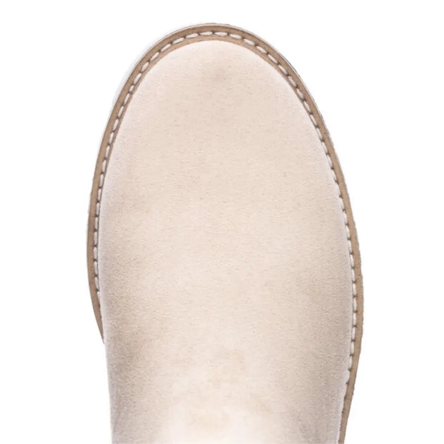 Piper Suede Booties Cream