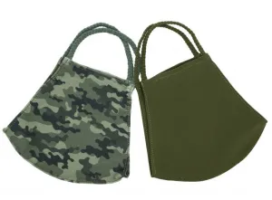Pom Masks XL by Pomchies - Camo / Solid Olive (XLARGE)