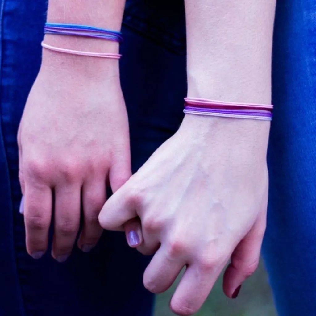 Purple Cord Bracelet - Chic & Adjustable