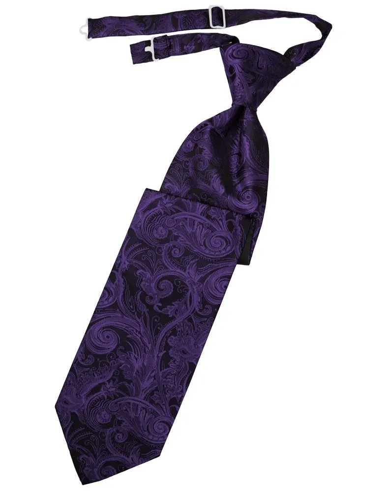 Purple Tapestry Necktie