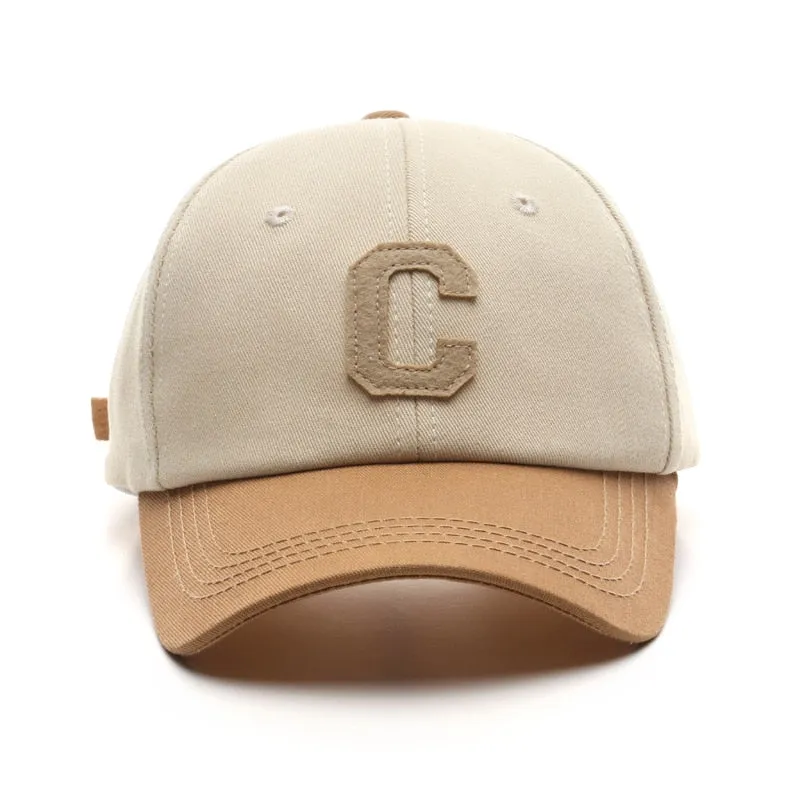 "C" Casquette Baseball Sapback Trucker Noir - URB1™