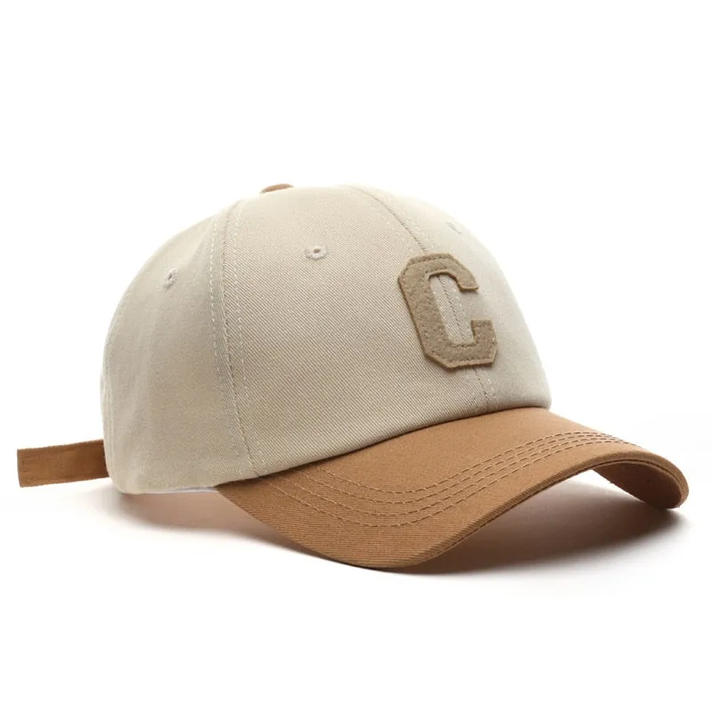"C" Casquette Baseball Sapback Trucker Noir - URB1™