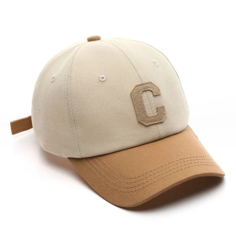 "C" Casquette Baseball Sapback Trucker Noir - URB1™