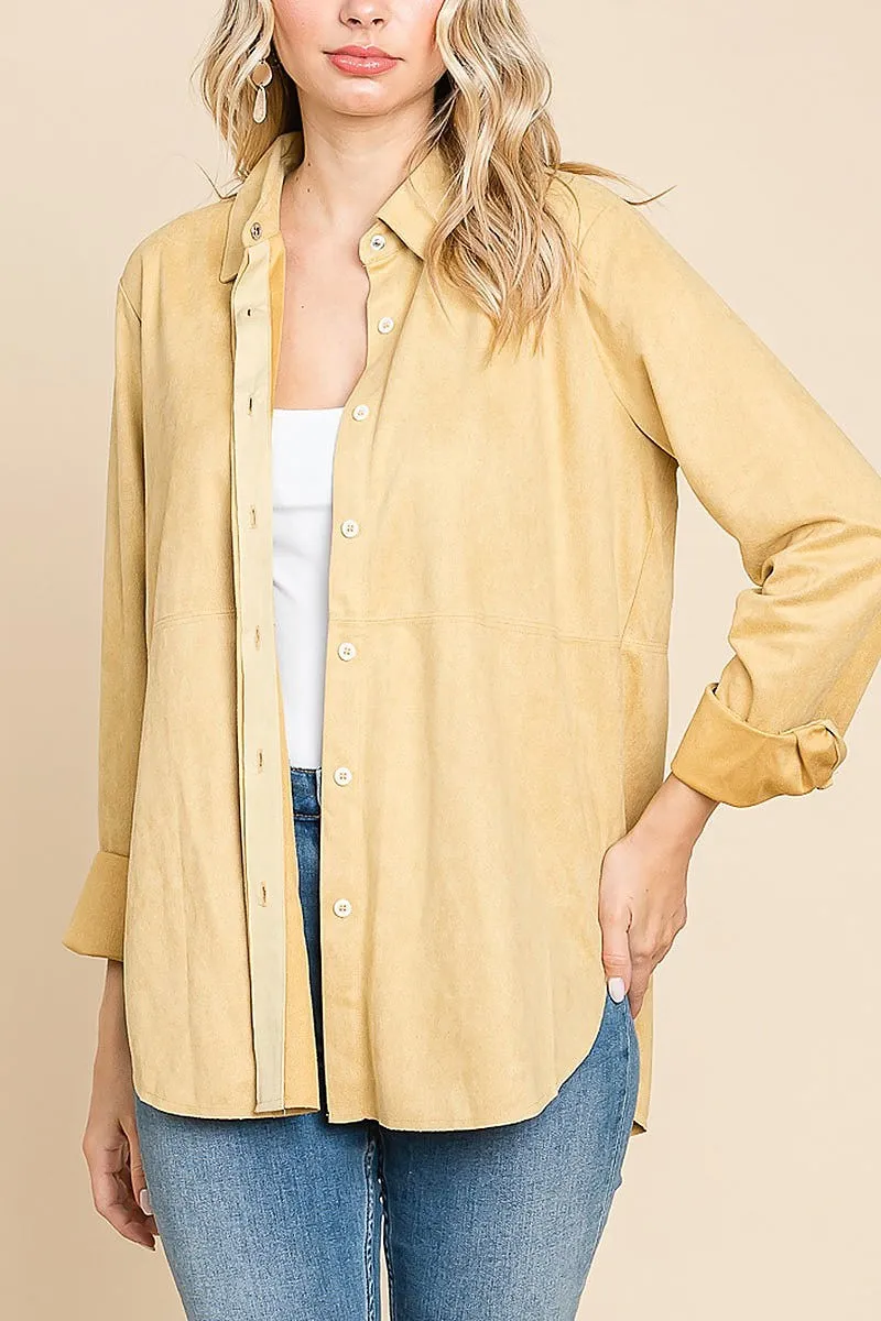 "In the Suede" Shirt Jacket