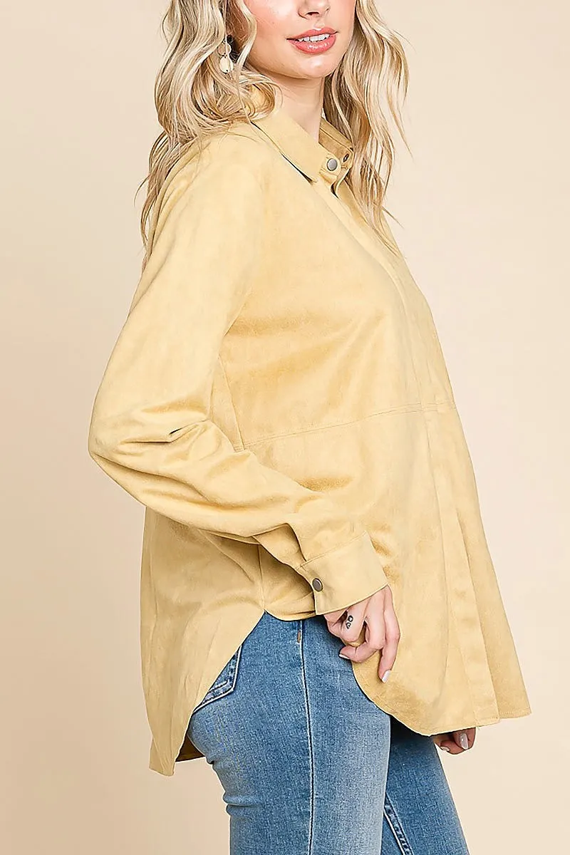 "In the Suede" Shirt Jacket