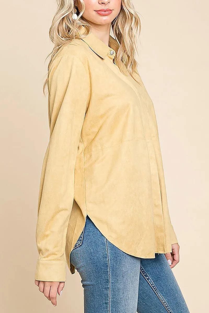 "In the Suede" Shirt Jacket