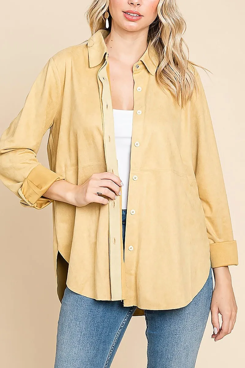 "In the Suede" Shirt Jacket