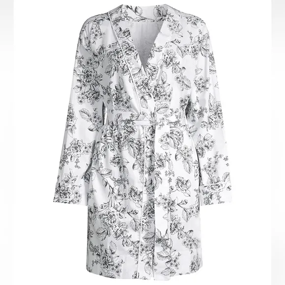 Rachel Parcell Printed Cotton Robe NWT XS