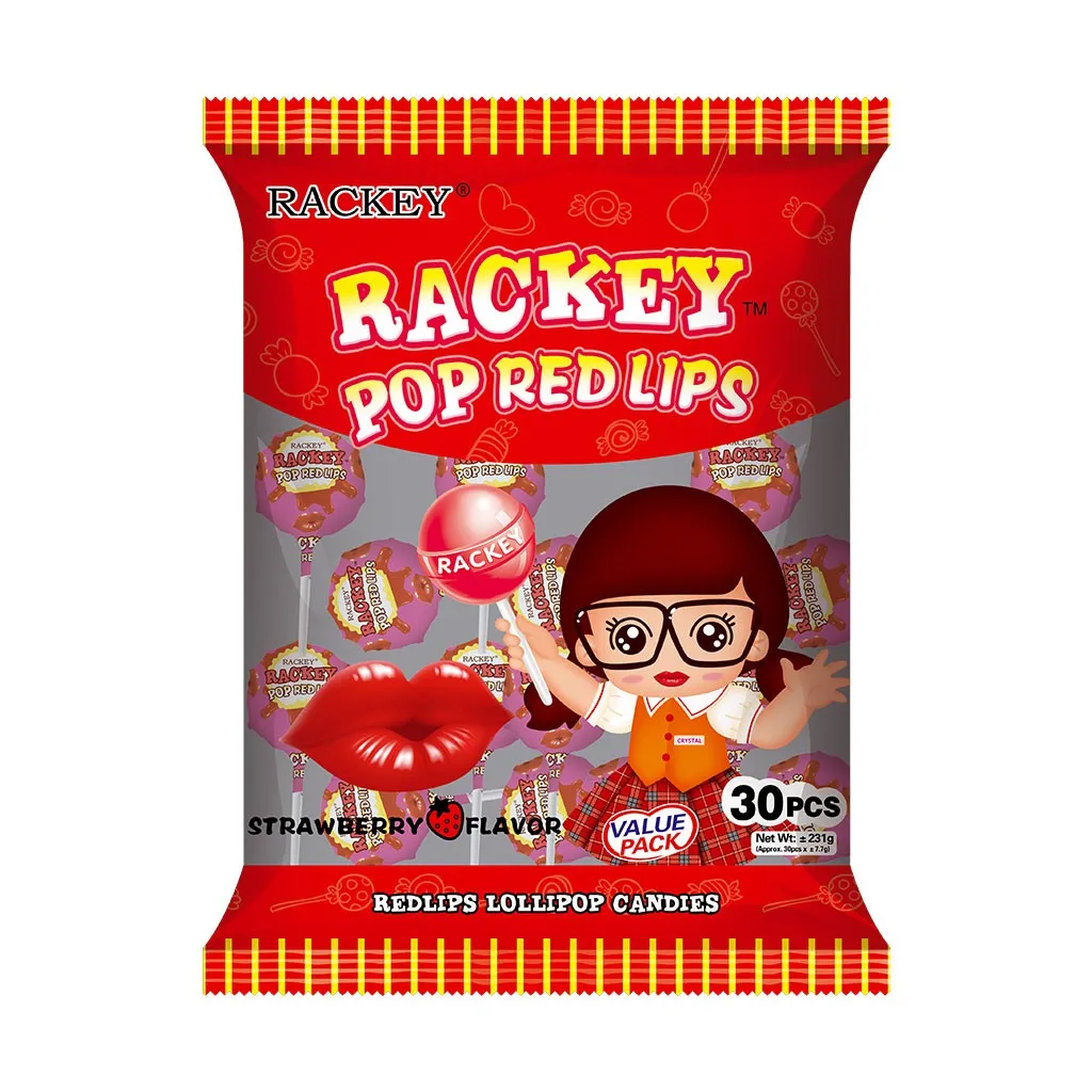 RACKEY POP RED LIPS 30`S