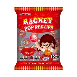 RACKEY POP RED LIPS 30`S