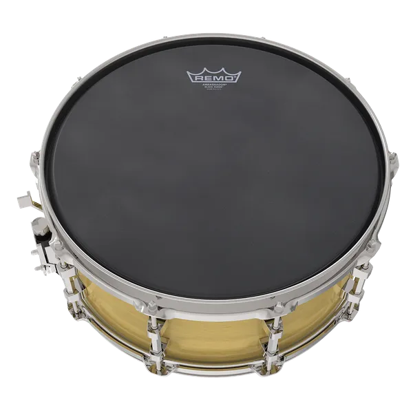 Remo 18" Ambassador Suede Black