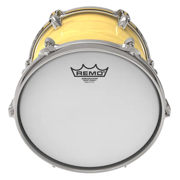Remo Ambassador White Suede Drum Heads