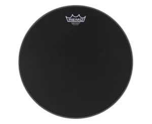 Remo BA-0814-ES - Ambassador Black Suede 14"