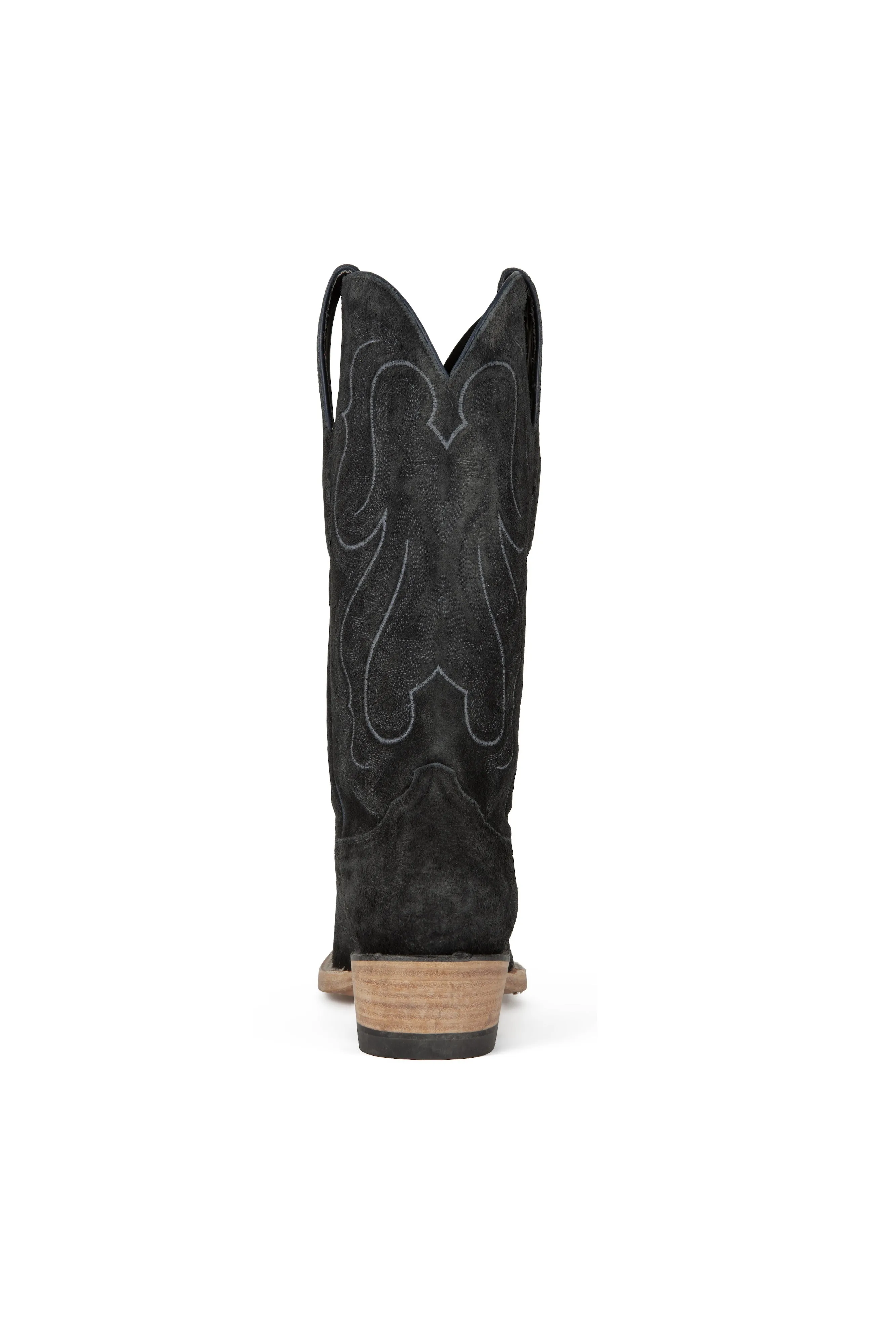 Resistol Boots - Stonewashe Black Roughout