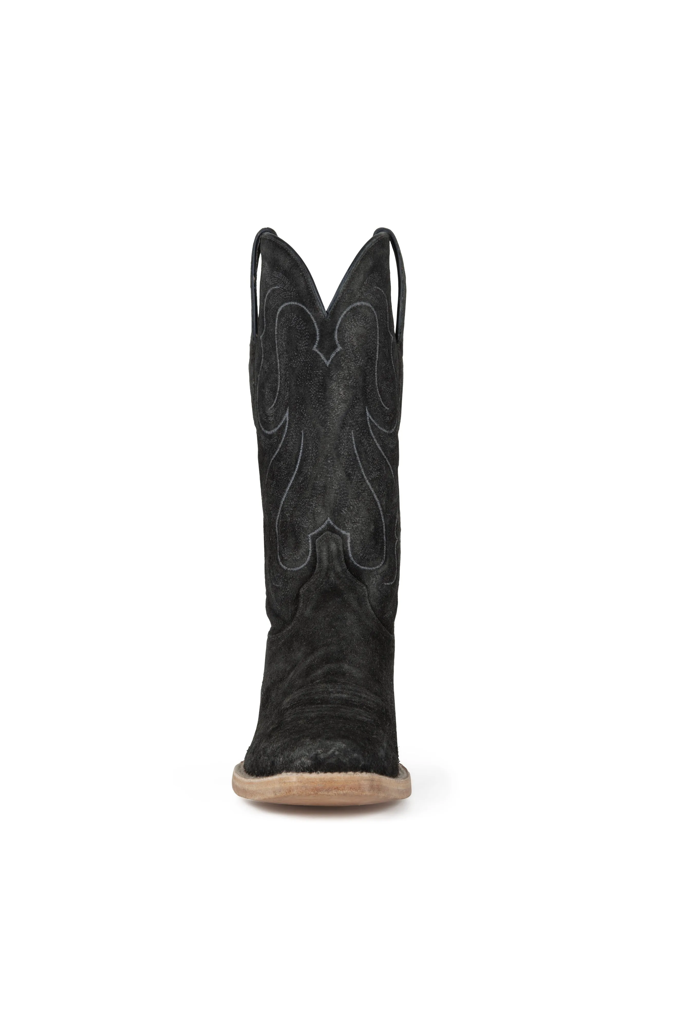 Resistol Boots - Stonewashe Black Roughout
