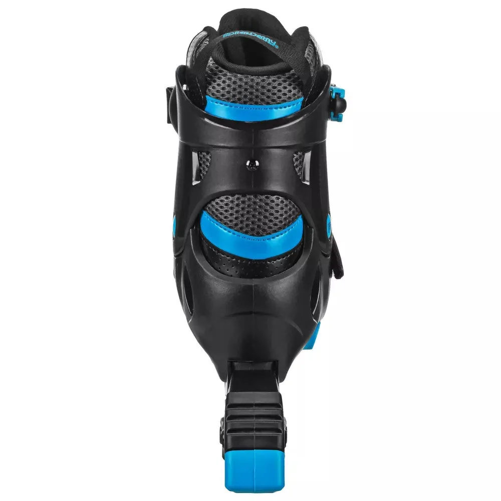 Roller Derby Custom Adult In-Fit Skates - Blue/Black 9-12 - open_box