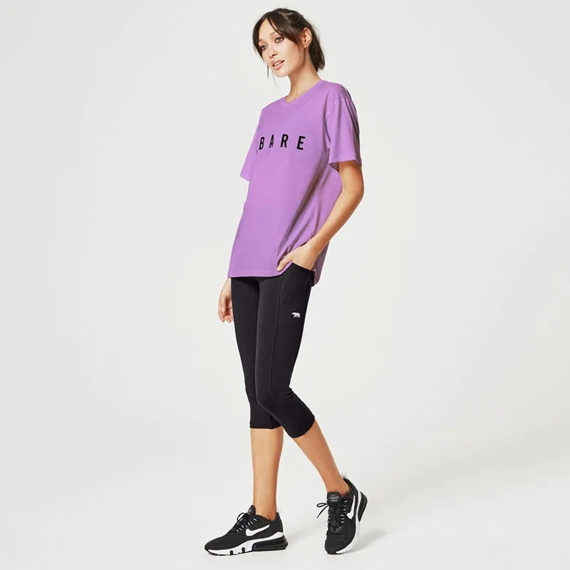 RUNNING BARE WOMENS HOLLYWOOD 90S RELAX TEE