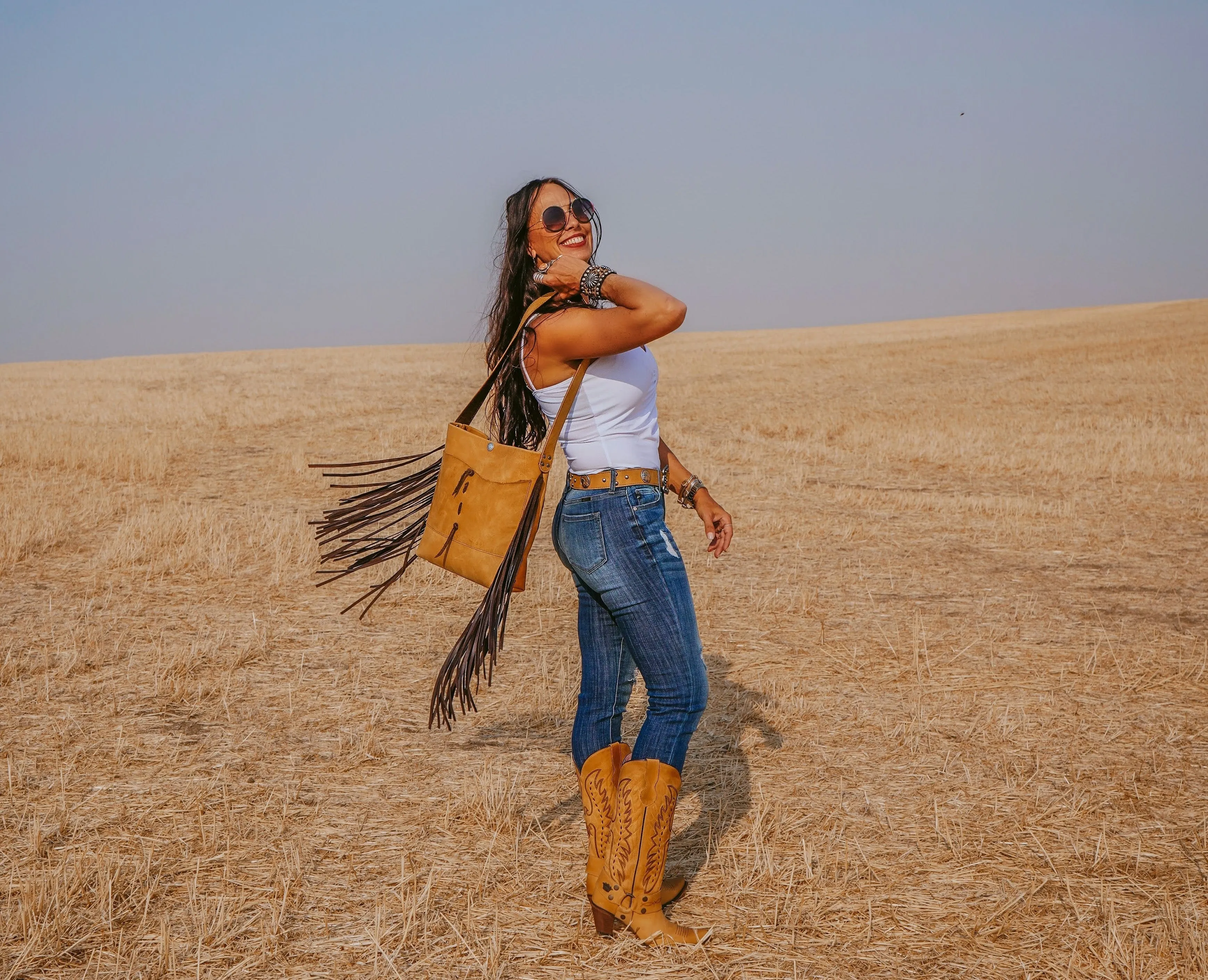 Running Buffalo Girl Tote