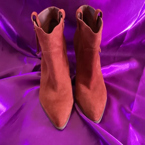 Sam Edelman Paprika Suede Booties