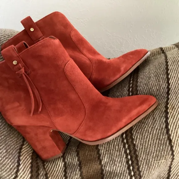 Sam Edelman Paprika Suede Booties