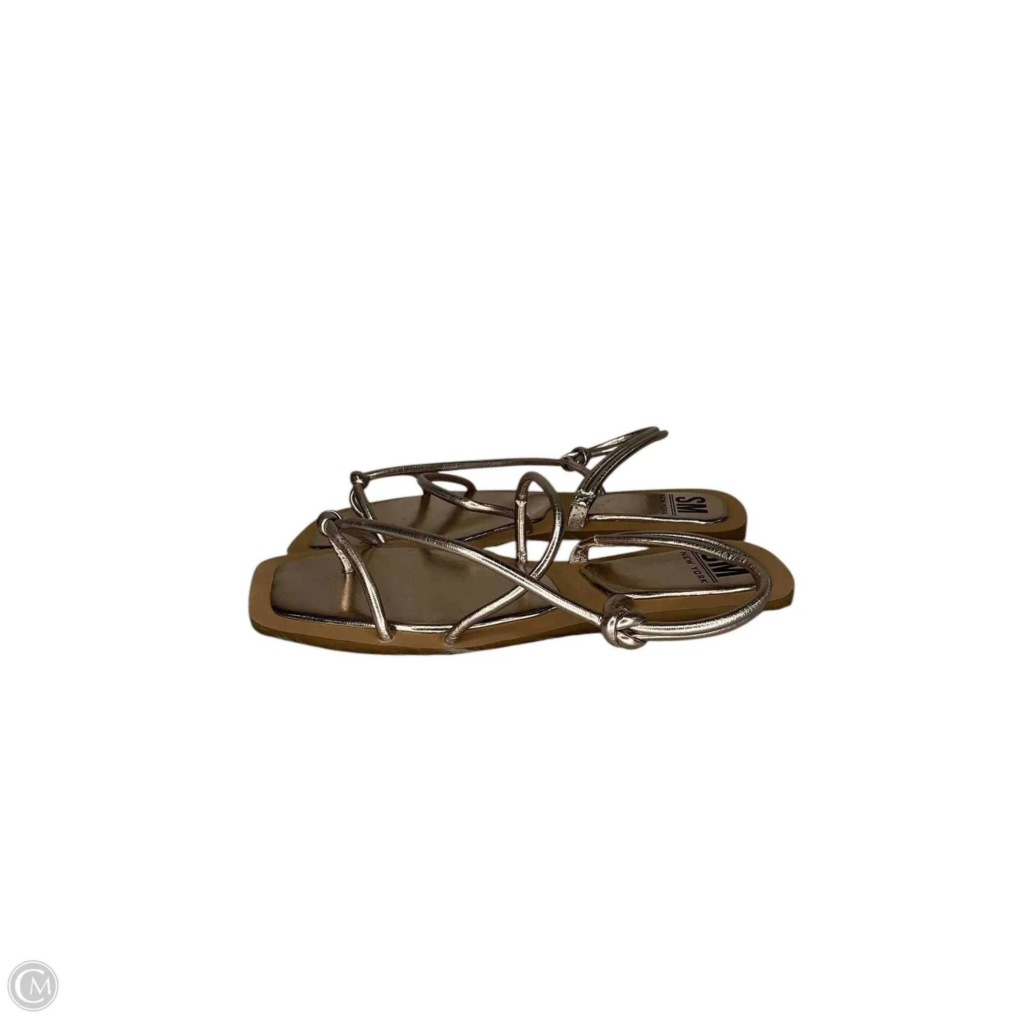 Sandals Flats By Clothes Mentor In Rose Gold, Size: 7