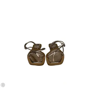 Sandals Flats By Clothes Mentor In Rose Gold, Size: 7