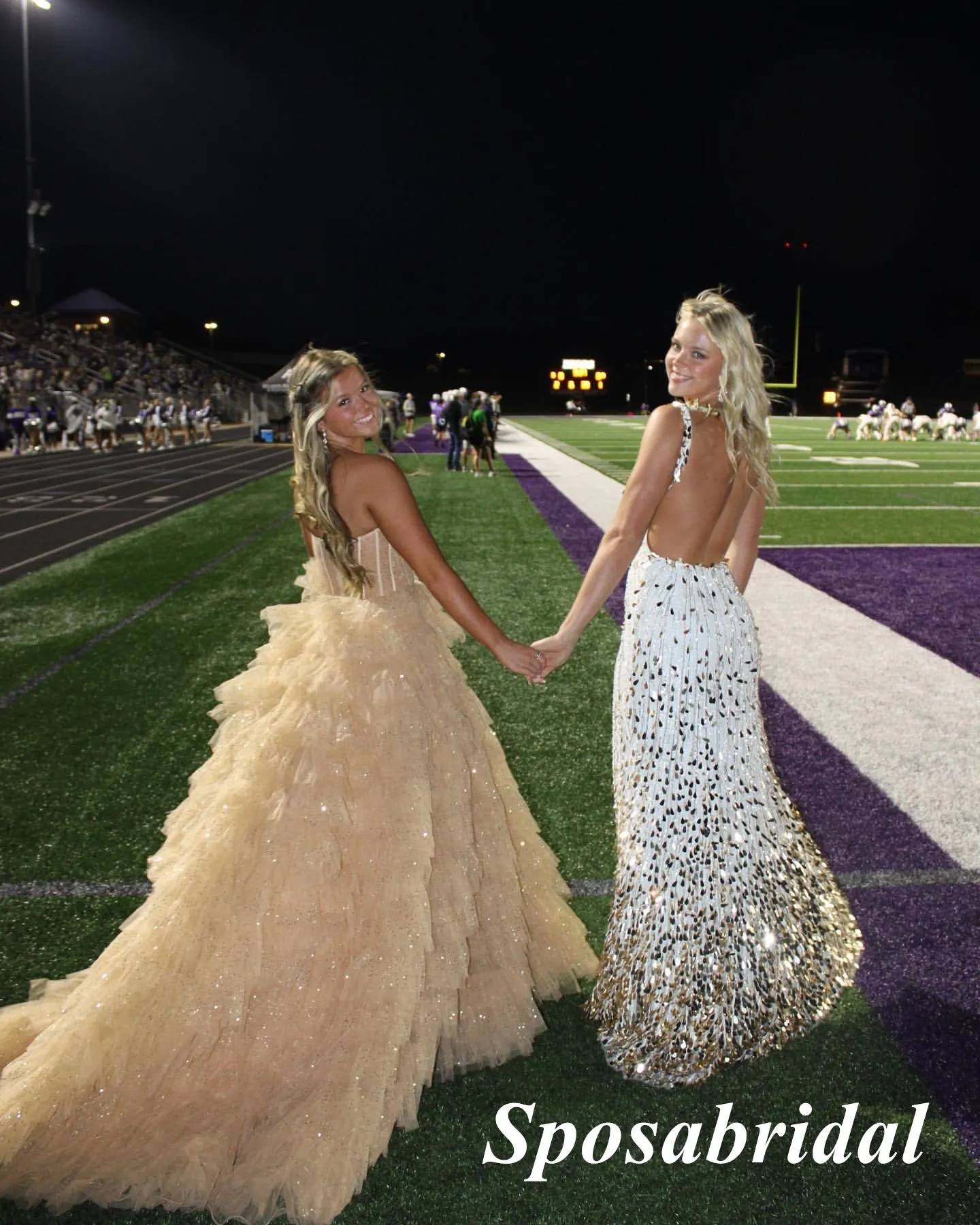 Sexy Tulle Spaghetti Straps V-Neck Sleeveless Open Back Side Slit Mermaid Long Prom Dresses, PD3935