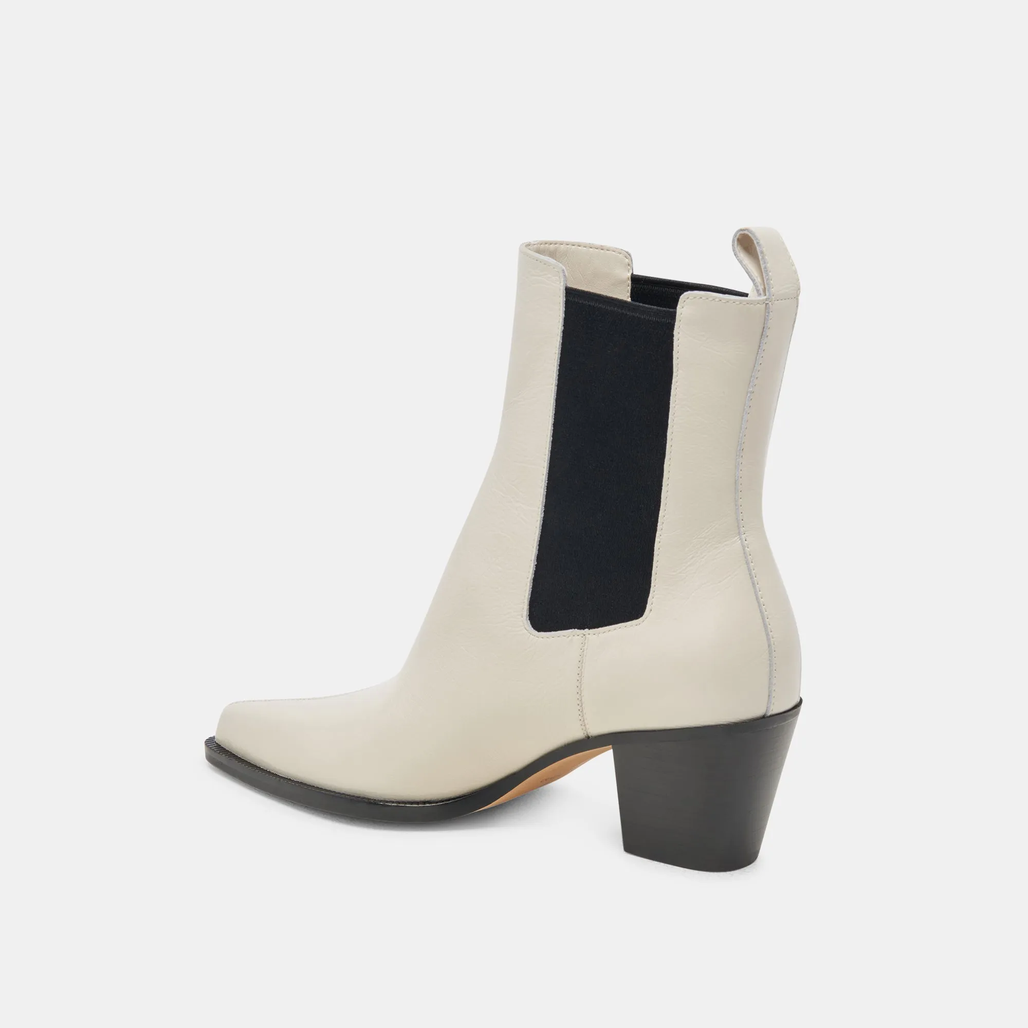 SHADIE H2O BOOTIES IVORY CRINKLE PATENT