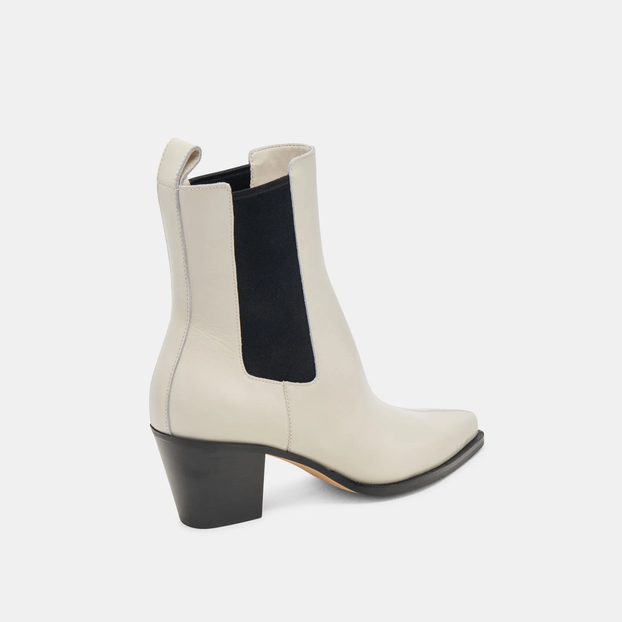 SHADIE H2O BOOTIES IVORY CRINKLE PATENT